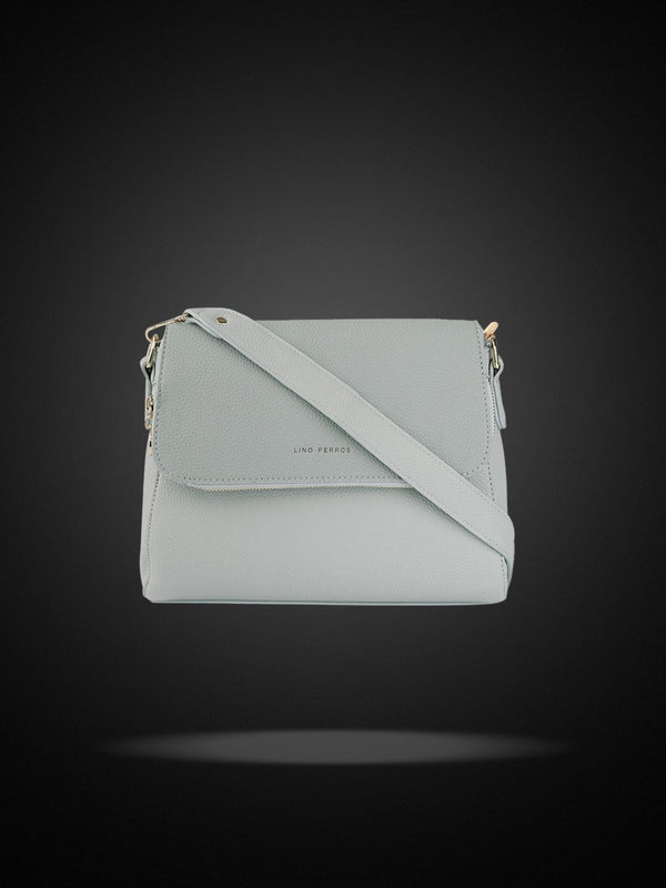 Lino Perros Women Blue Solid Sling Bag