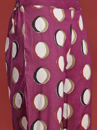 Anouk Geometric Printed Kurta with Trousers & With Dupatta