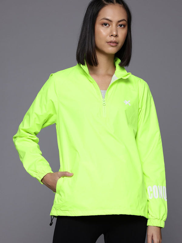 HRX by Hrithik Roshan Rapid-Dry Training Half Zipper Jacket