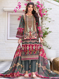 Varanga Women Printed Regular Beads and Stones Kurta with Trousers & With Dupatta