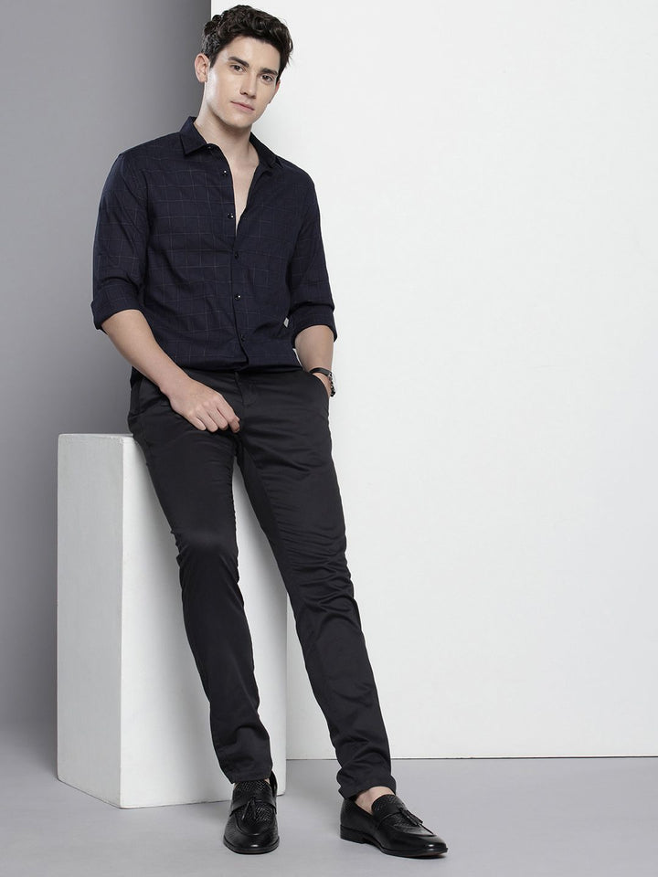 The Indian Garage Co Slim Fit Checked Casual Shirt