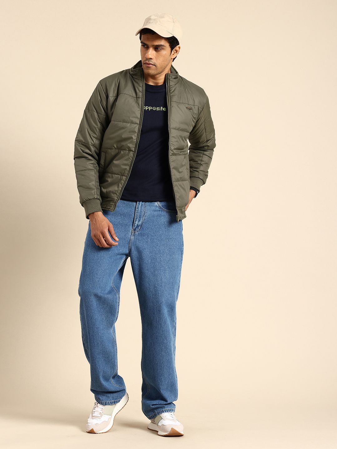 Being Human Mock Collar Bomber Jacket