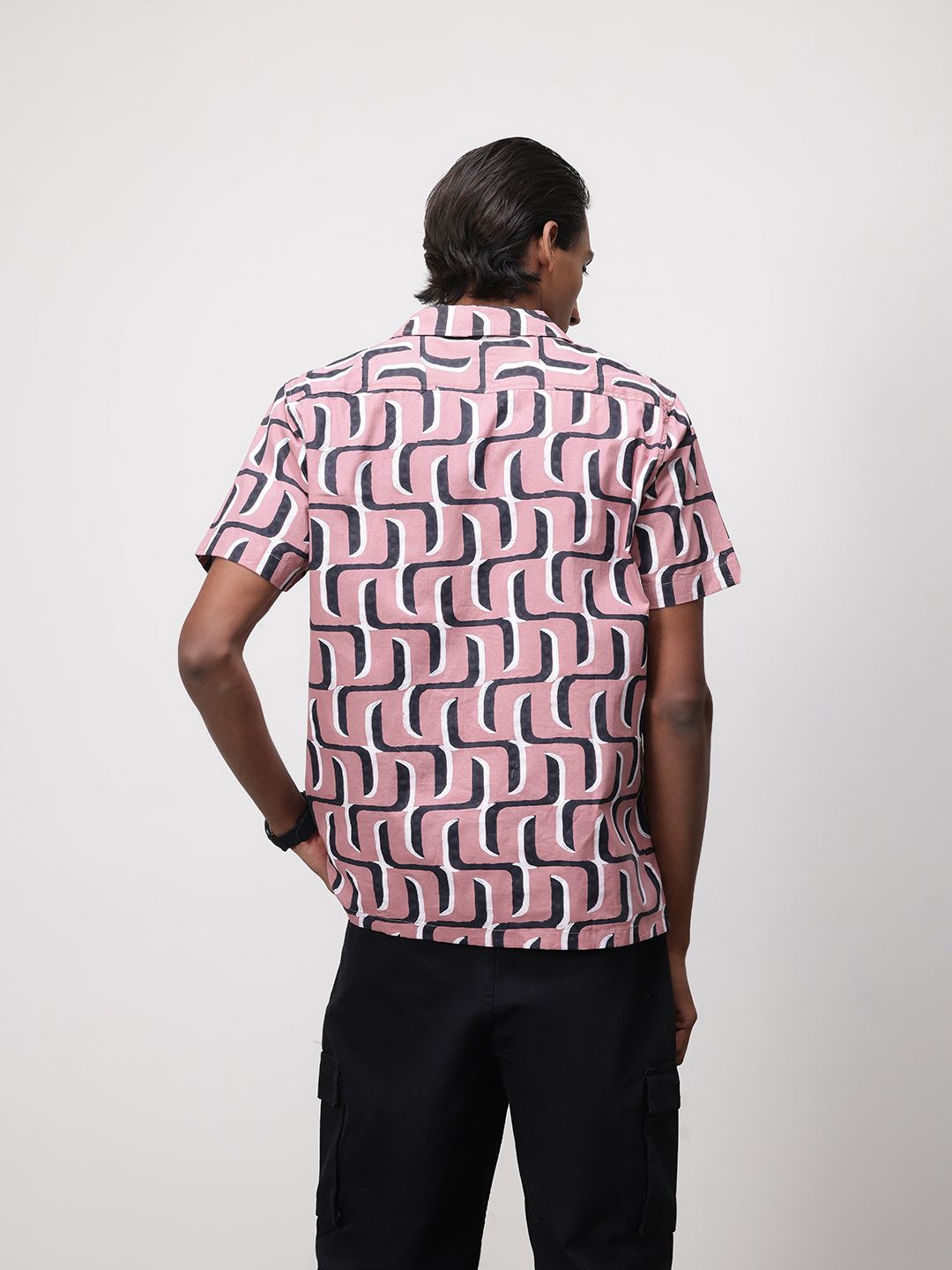 ether Artisan Hand Block Printed Pure Cotton Shirt