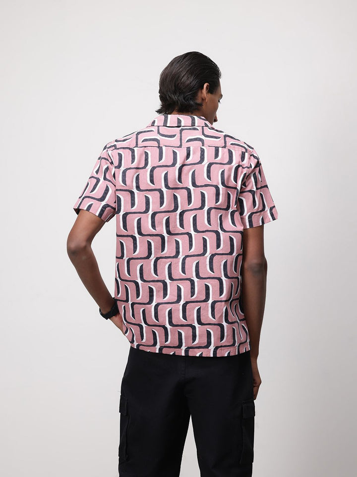 ether Artisan Hand Block Printed Pure Cotton Shirt