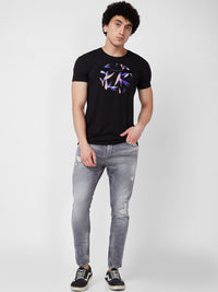 SPYKAR Men Tapered Fit Mildly Distressed Heavy Fade Cotton Jeans