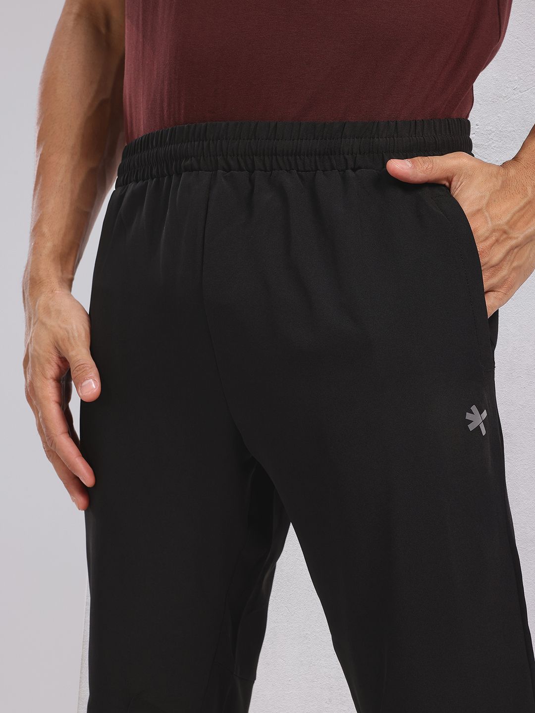 HRX by Hrithik Roshan Mid-Rise Rapid-Dry Running Track Pants