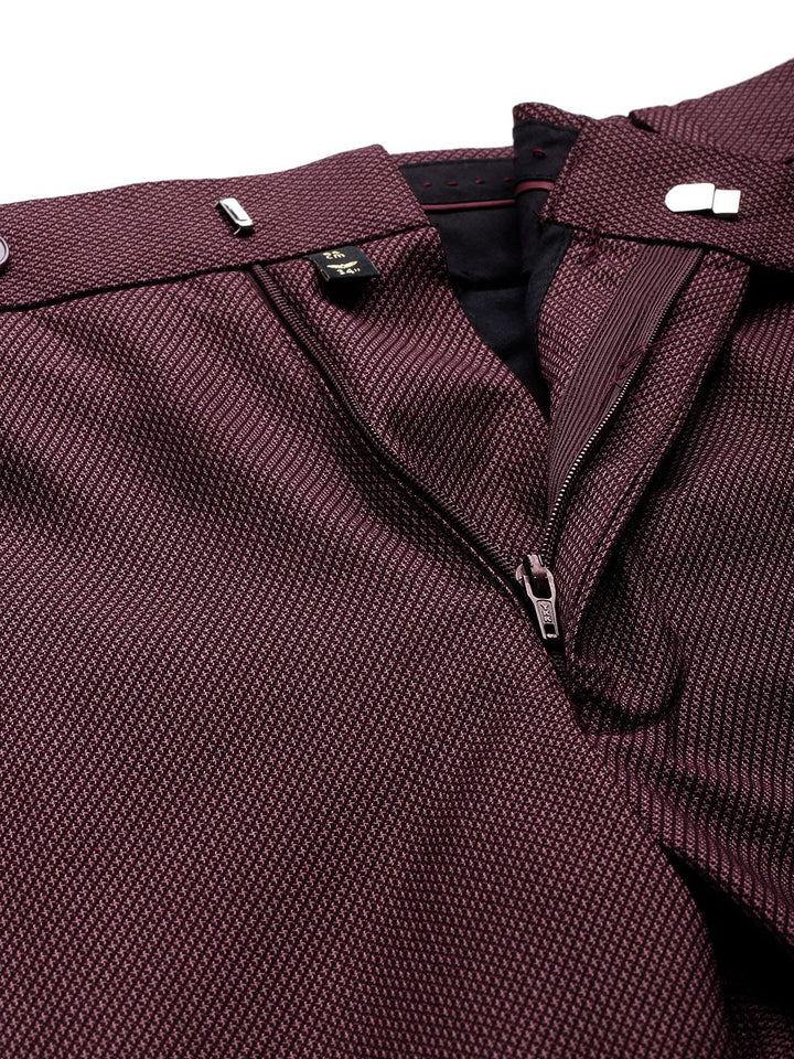 Park Avenue Textured Party Blazer & Trousers with Waistcoat