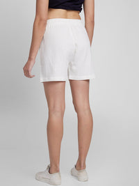 SPYKAR Women Regular Fit Mid-Rise Shorts