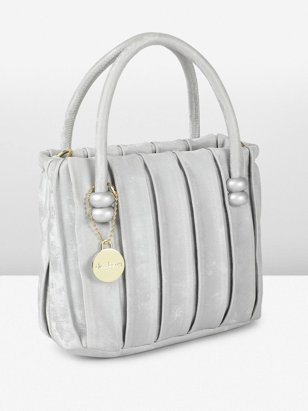 DressBerry Textured Structured Handheld Bag