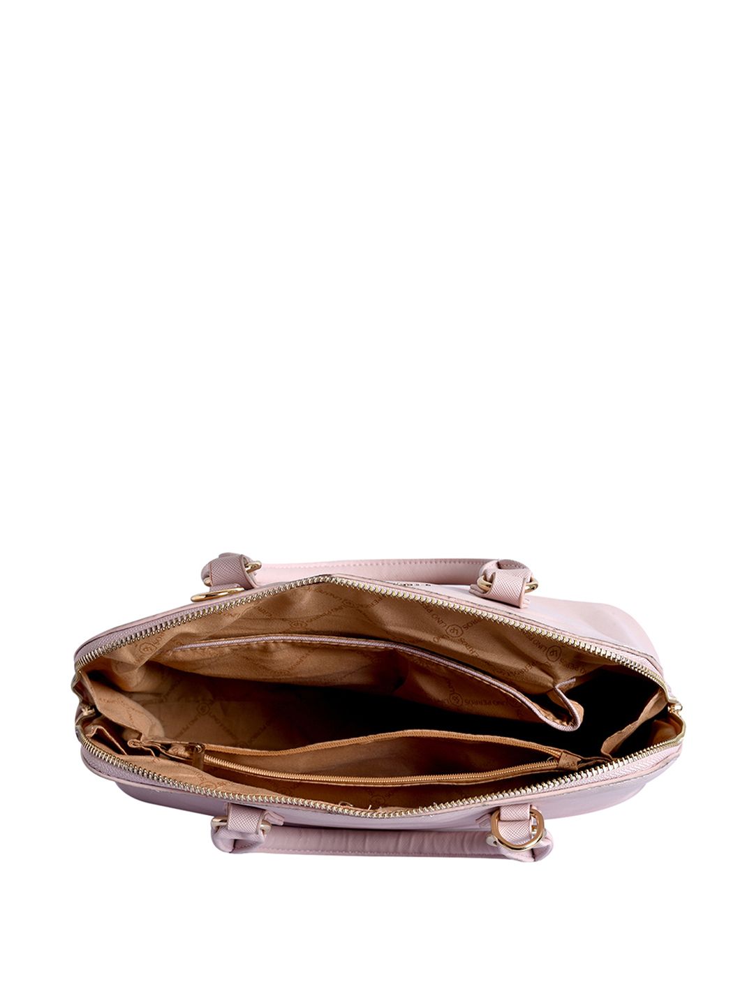 Lino Perros Pink Solid Handheld Bag