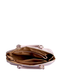 Lino Perros Pink Solid Handheld Bag