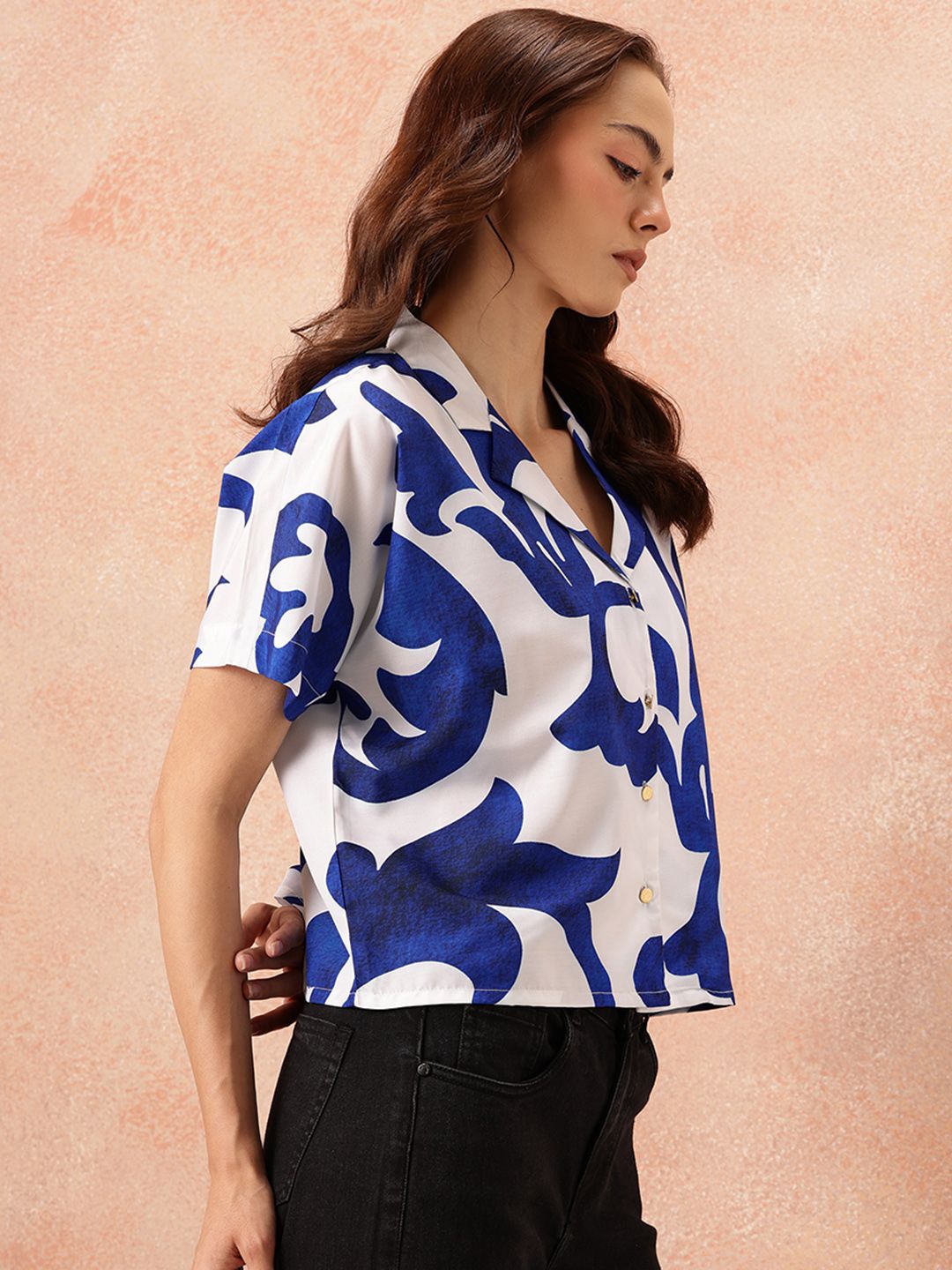 all about you Women Floral Printed Casual Shirt