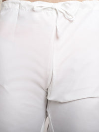 SOJANYA Mandarin Collar Mirror Work Kurta With Trousers