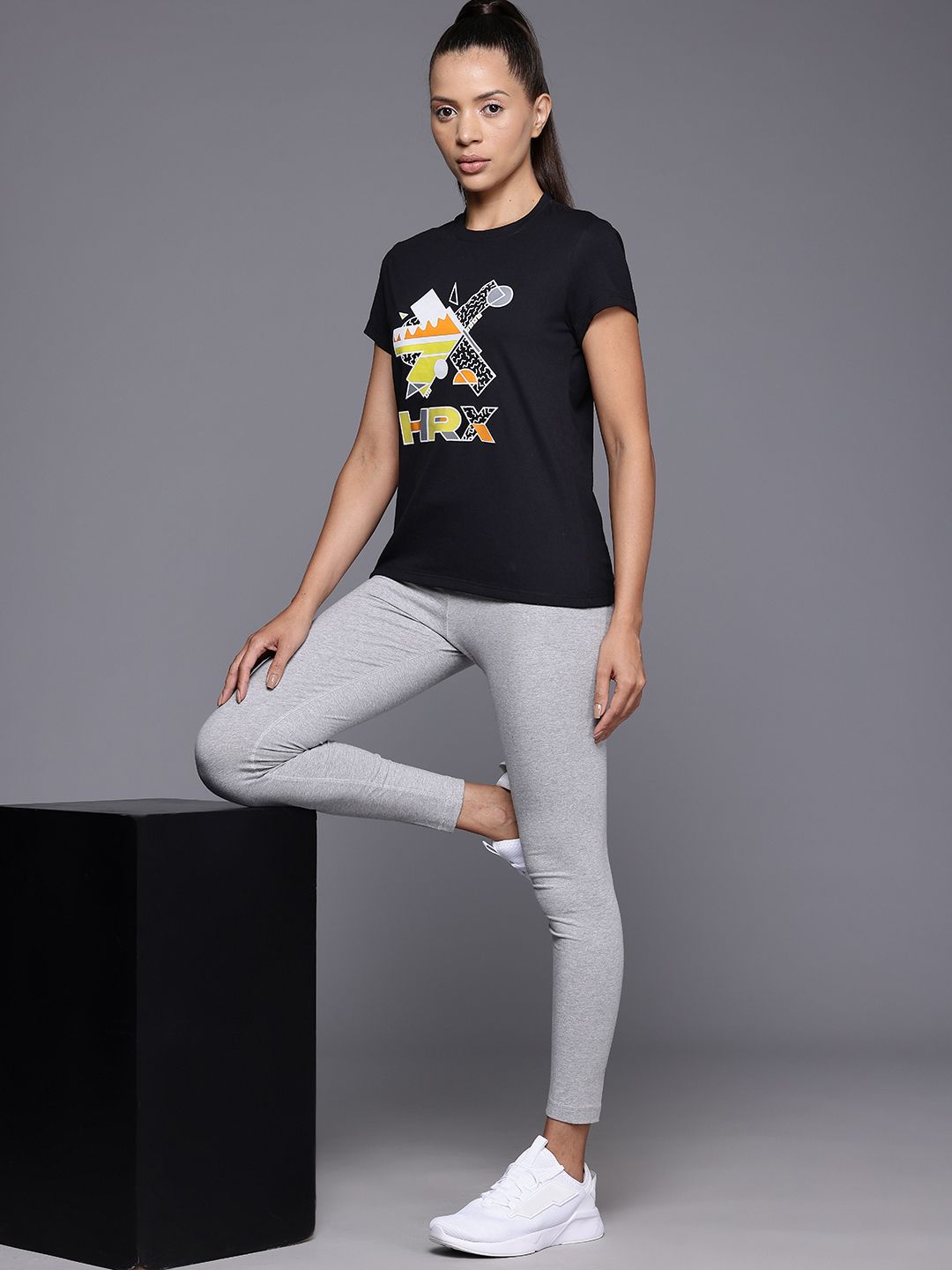 HRX by Hrithik Roshan Brand Logo Printed T-shirt