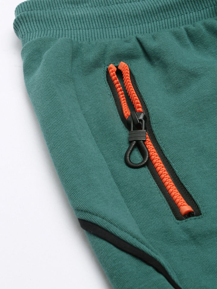 Being Human Men Mid-Rise Joggers With Side Pockets Detail