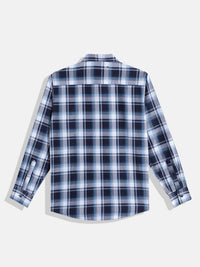 Monte Carlo Boys Tartan Checked Casual Smart Fit Shirt
