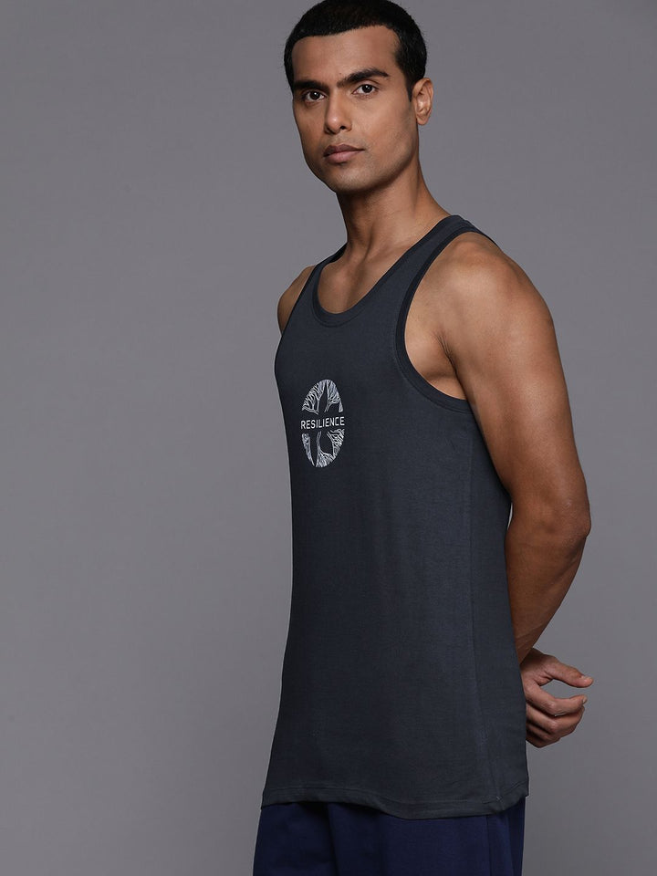 HRX by Hrithik Roshan Men Typography Printed Pure Cotton Yoga T-shirt