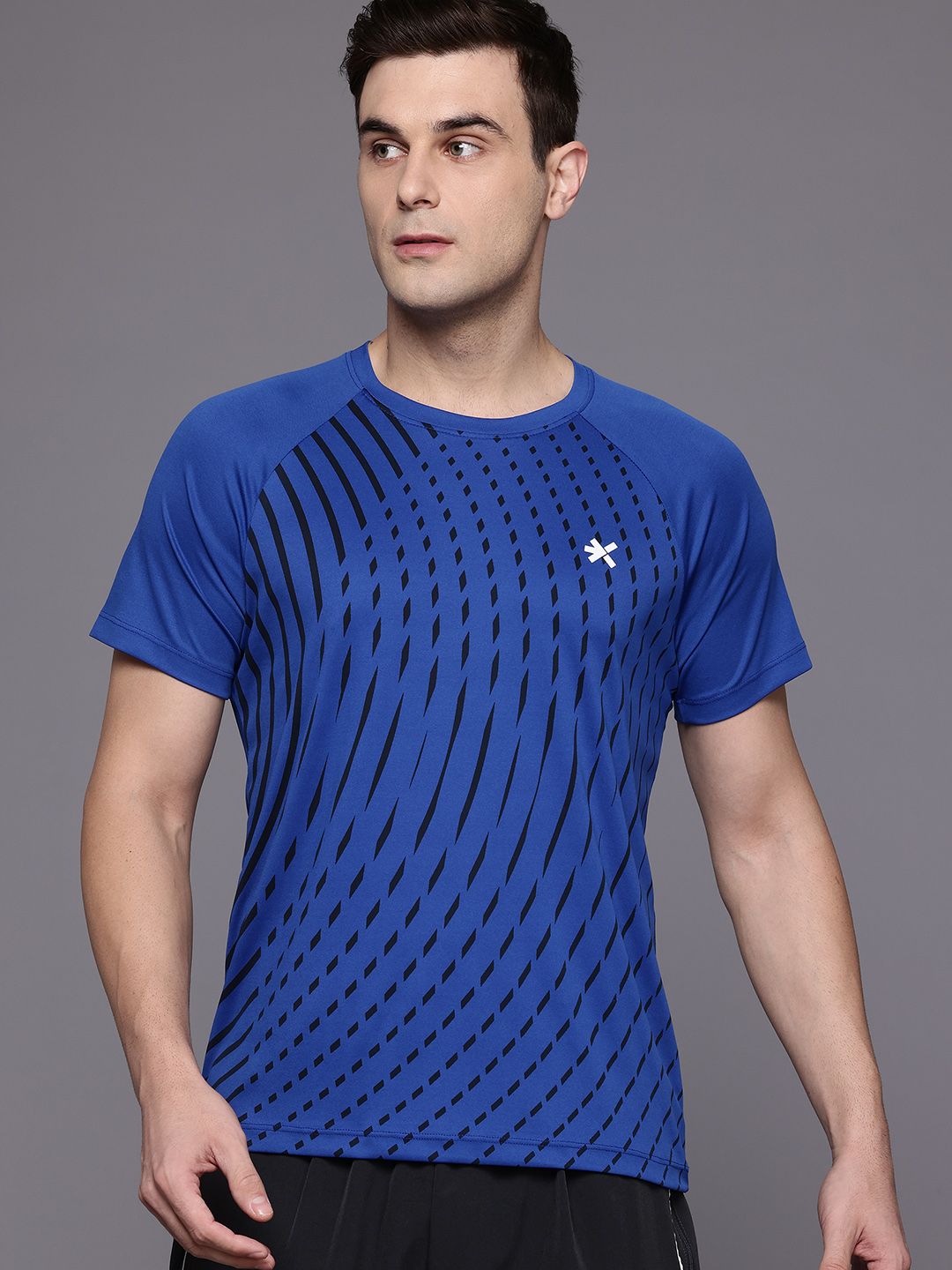 HRX by Hrithik Roshan Printed Rapid-Dry Training T-shirt