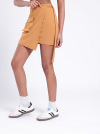 DressBerry Women Urban Hippie Wrap Mini Skirt