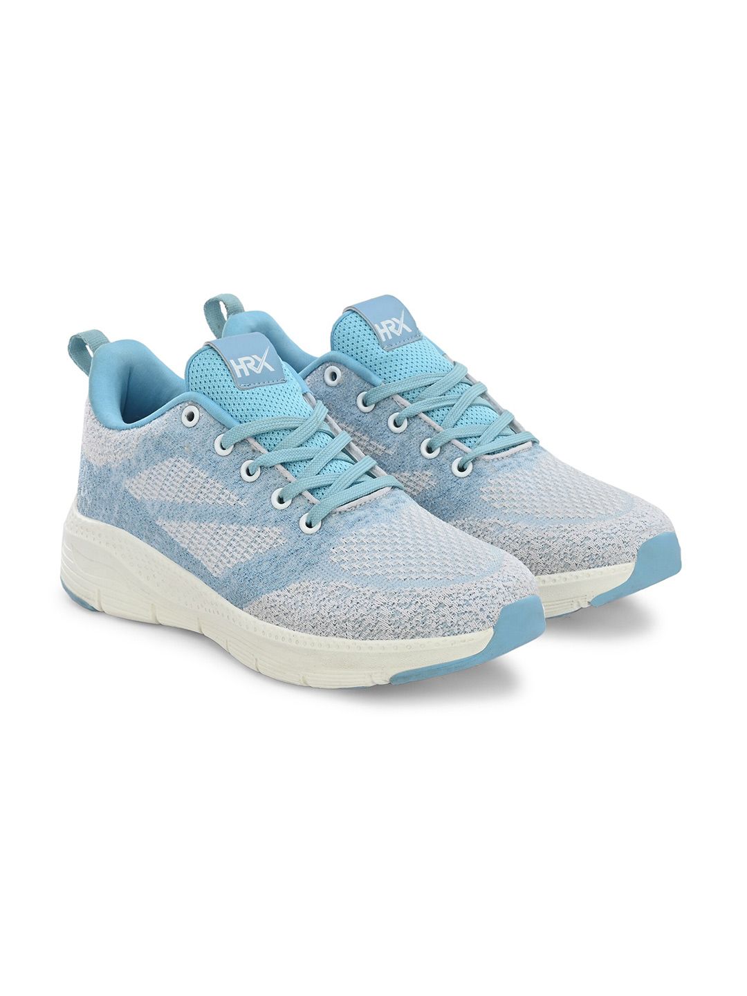 HRX by Hrithik Roshan Women Blue And White Memory Foam Non-Marking Running Shoes