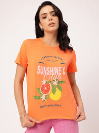 DressBerry Modern Muse Printed T-shirt