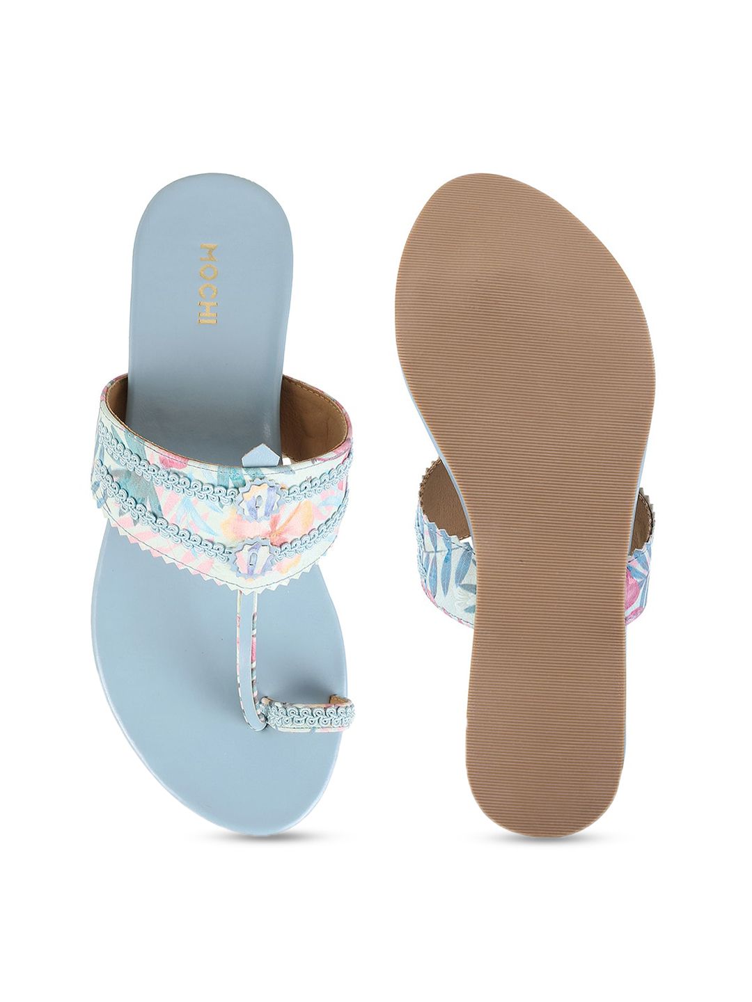 Mochi Printed One Toe Flats