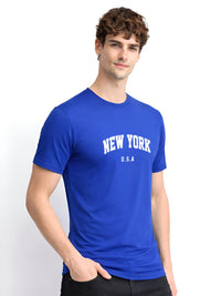 ADRO Men Typography Printed T-shirt