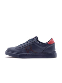 RARE RABBIT Men Textured Leather Sneakers
