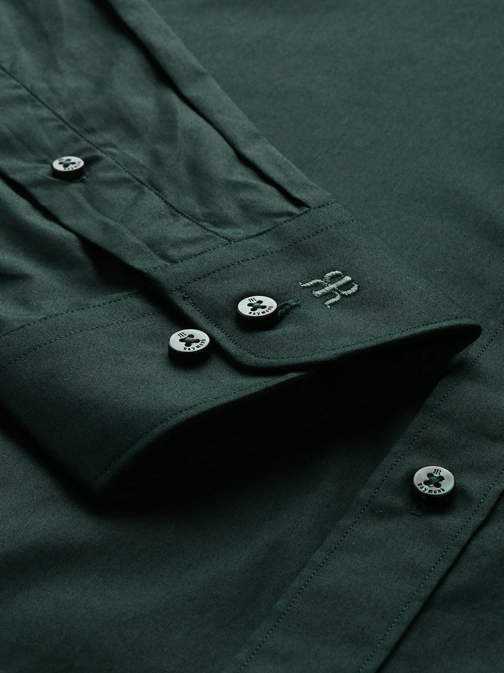 Raymond Pure Cotton Slim Fit Opaque Formal Shirt