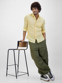 VASTRADO Classic Slim Fit Cotton Casual Shirt