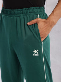 HRX by Hrithik Roshan Men Contrast Piping Mid-Rise Lifestyle Track Pants
