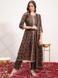 Vishudh Floral Printed Regular Kurta with Trousers & With Dupatta
