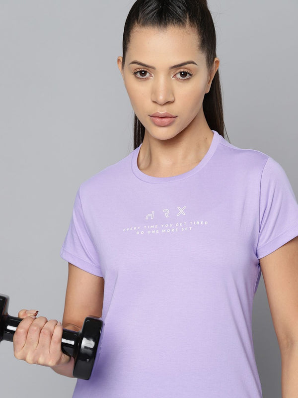 HRX by Hrithik Roshan Brand Logo Printed Rapid-Dry Training T-shirt