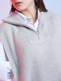 STREET 9 Ribbed Longline Pullover