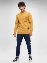 SPYKAR Men Printed Hooded Long Sleeves Sweatshirt