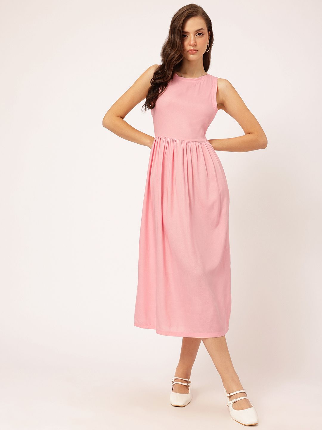 DressBerry Pastel Dreams A-Line Midi Dress
