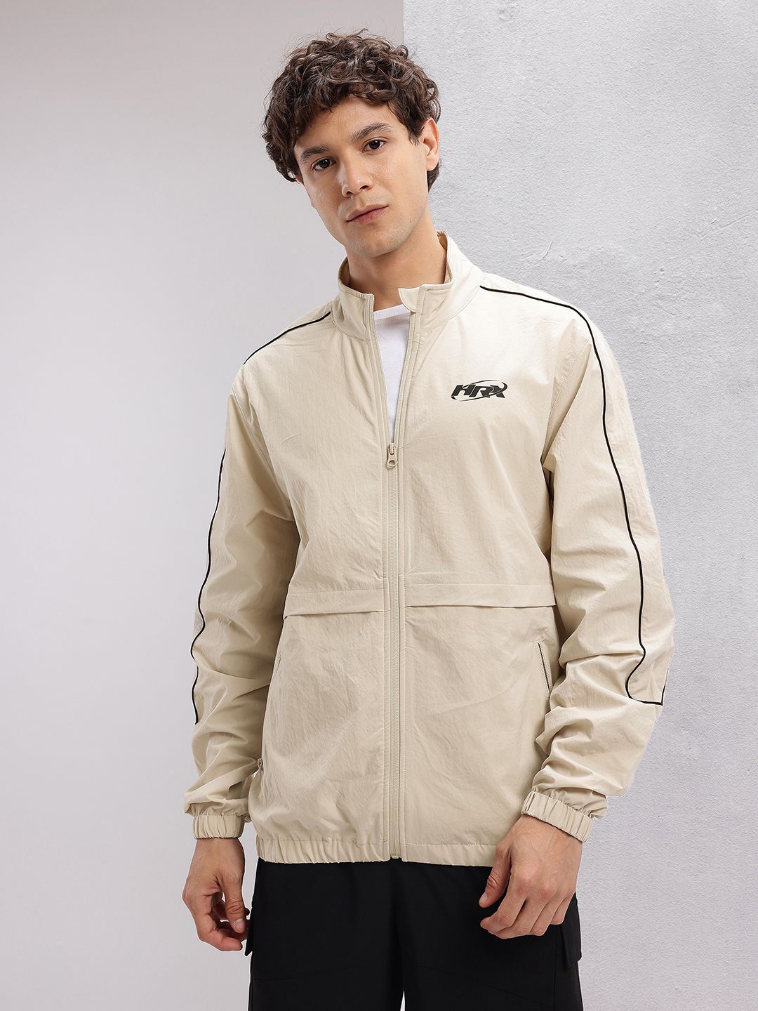 HRX by Hrithik Roshan Paneled Tailored Jacket