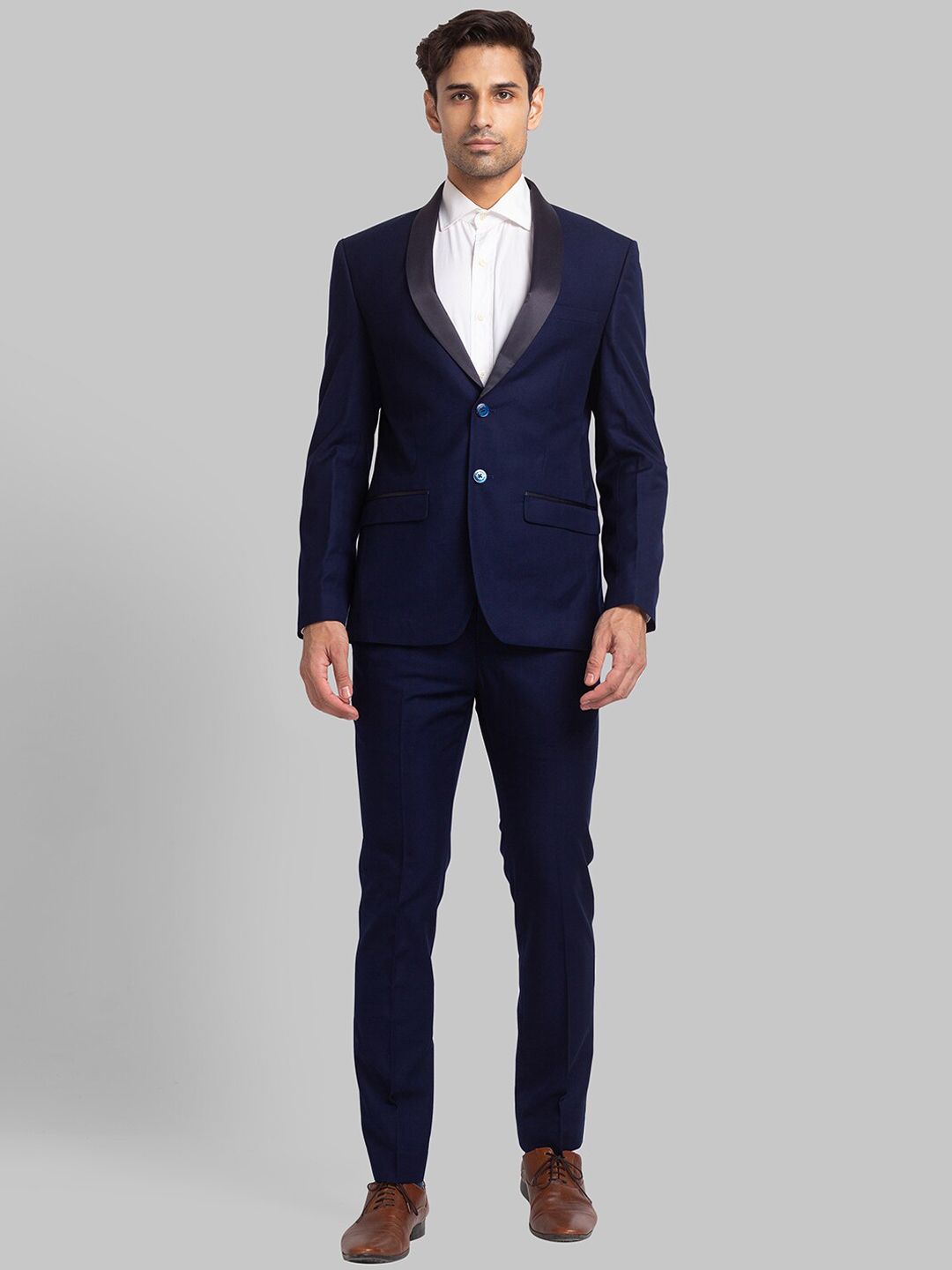Park Avenue Men Super Slim-Fit Single-Breasted Two-Piece Suit