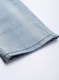The Indian Garage Co Men Blue Slim Fit Light Fade Stretchable Jeans