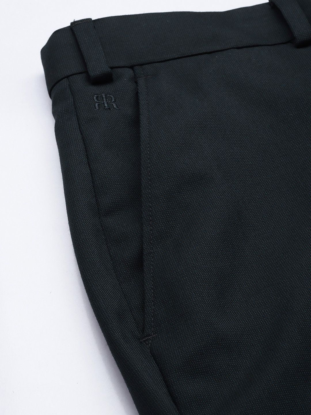 Raymond Men Textured Slim Fit Formal Trousers