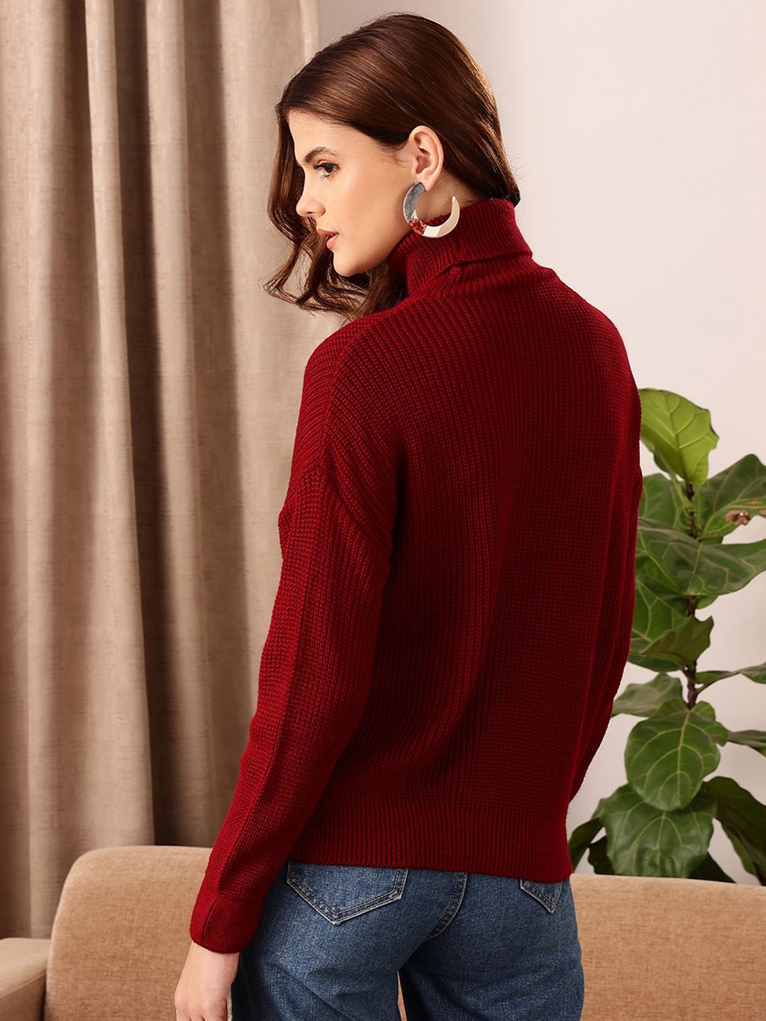 Sweater Pullover Leher Penyu Berusuk JALAN 9
