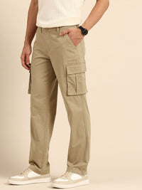 Being Human Men Slim Fit Cargos Trousers