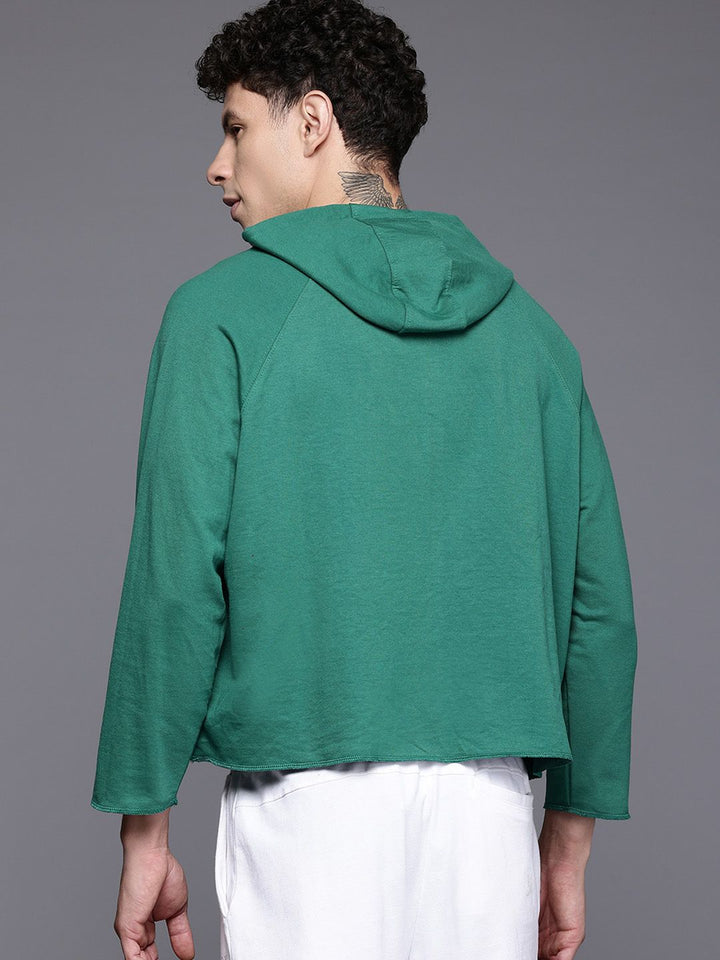 HRX by Hrithik Roshan Applique Detail Hooded Sweatshirt