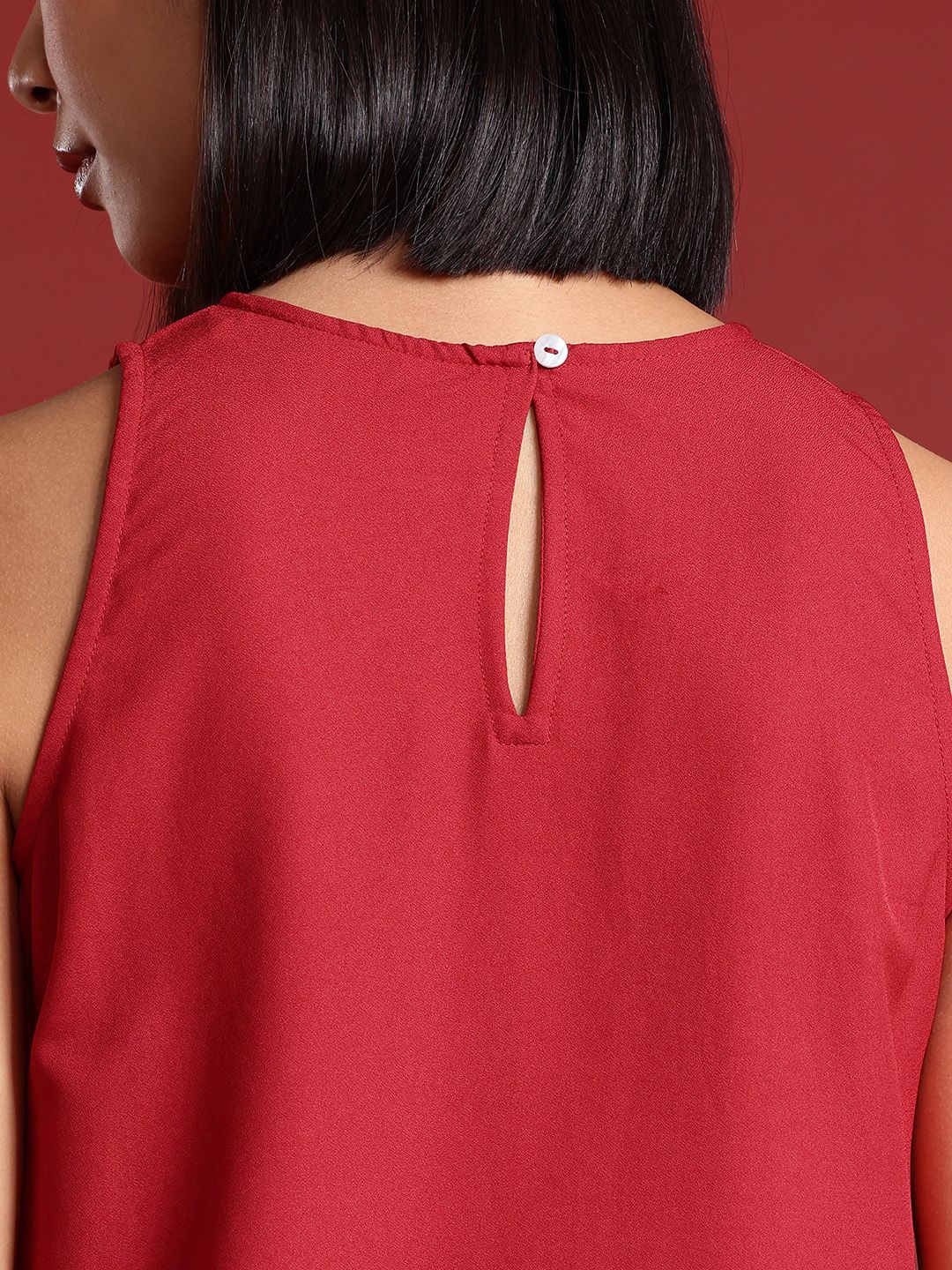 all about you Women Round Neck Flared Leg Co-Ords