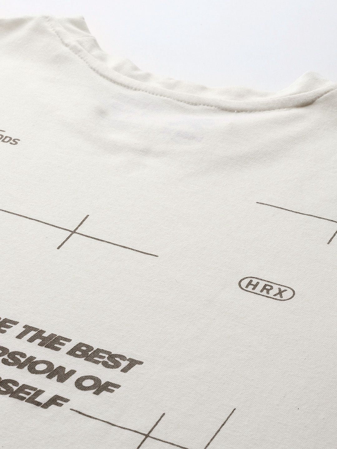 HRX by Hrithik Roshan Lifestyle Typography Printed T-shirt