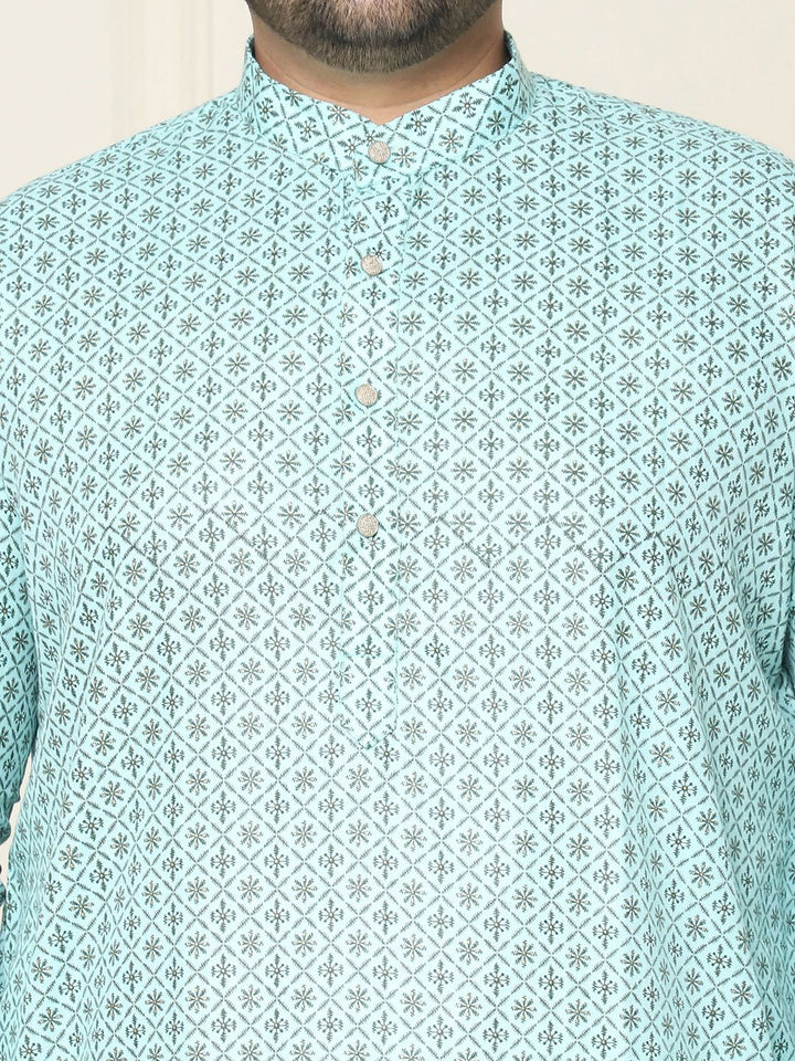 SOJANYA PLUS Motif Etnik Bercetak Kurta
