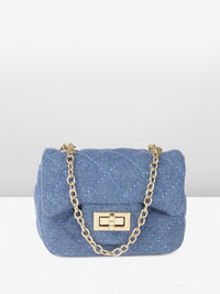 DressBerry Textured Miniature Sling Bag with Quilted