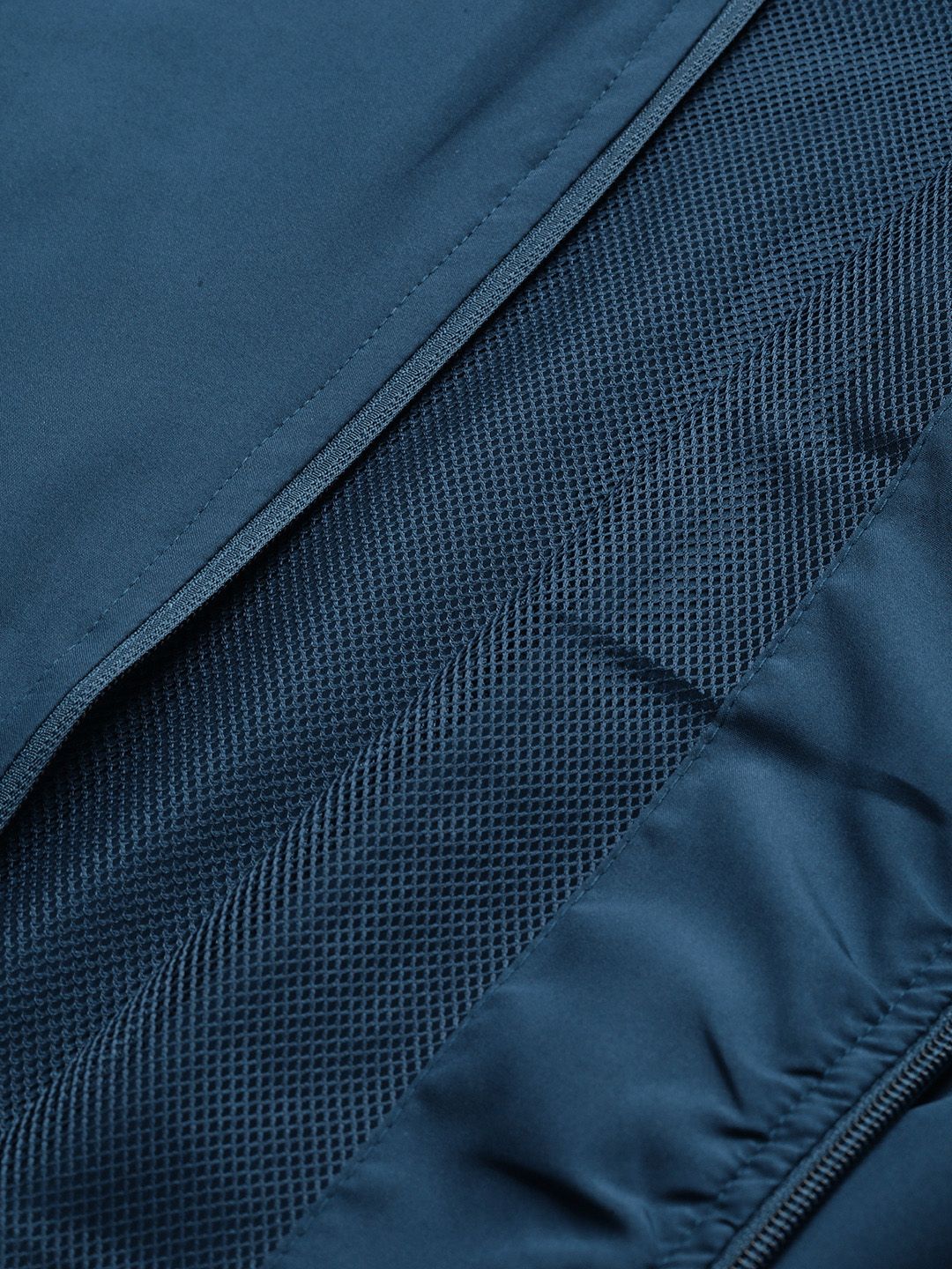 HRX by Hrithik Roshan Men Teal Blue Solid Football Rapid-Dry Sporty Jacket