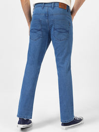 Urbano Fashion Men Mid Rise Light Fade Stretchable Bootcut Jeans