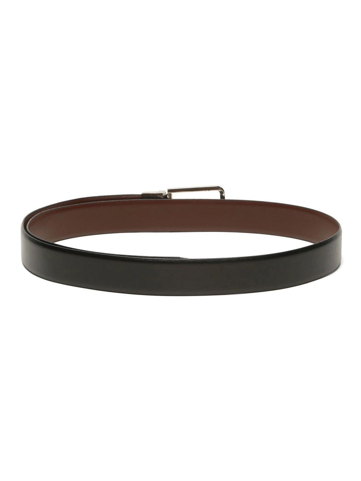 Teakwood Leathers Men Textured Leather Reversible Belt